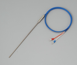 Cảm biến cặp nhiệt điện lớp K có vỏ bọc (0 - + 650oC, φ1.6 x 100mm) AS ONE 1-6537-02 TKdim.1.6xL100